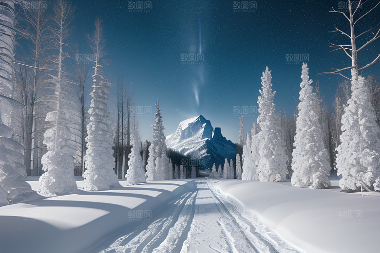 北方冰雪世界的奇观与壮丽景观