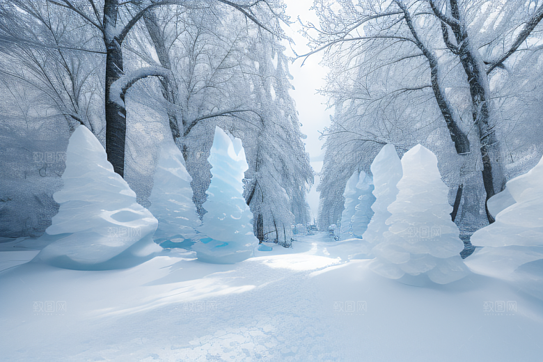 北方冰雪世界的冰雕艺术欣赏
