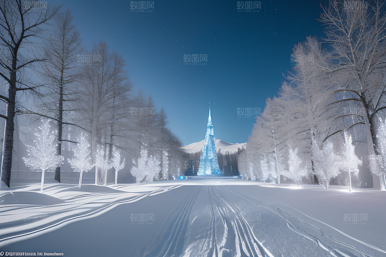 北方冰雪世界的冰雕艺术欣赏