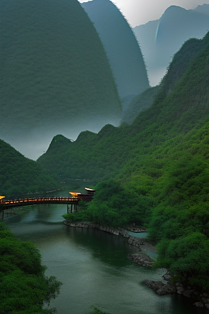 桂林山水甲天下的生态保护区