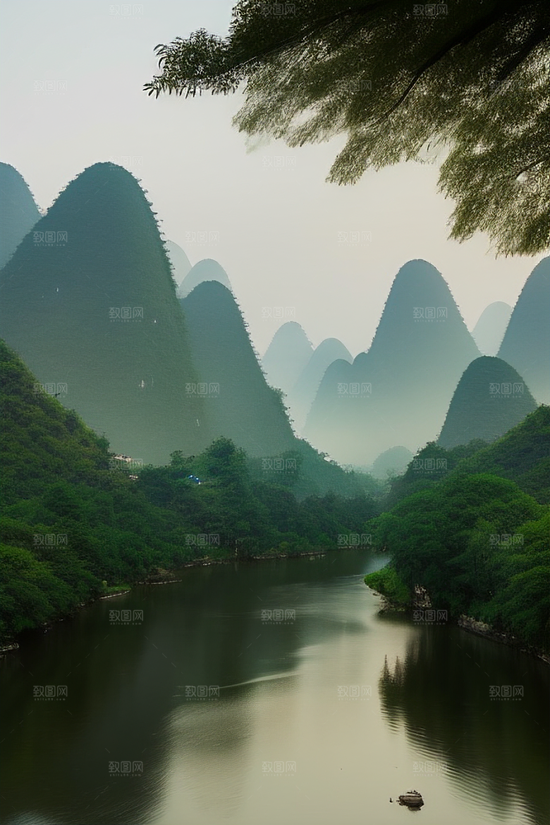 桂林山水甲天下的浪漫之地