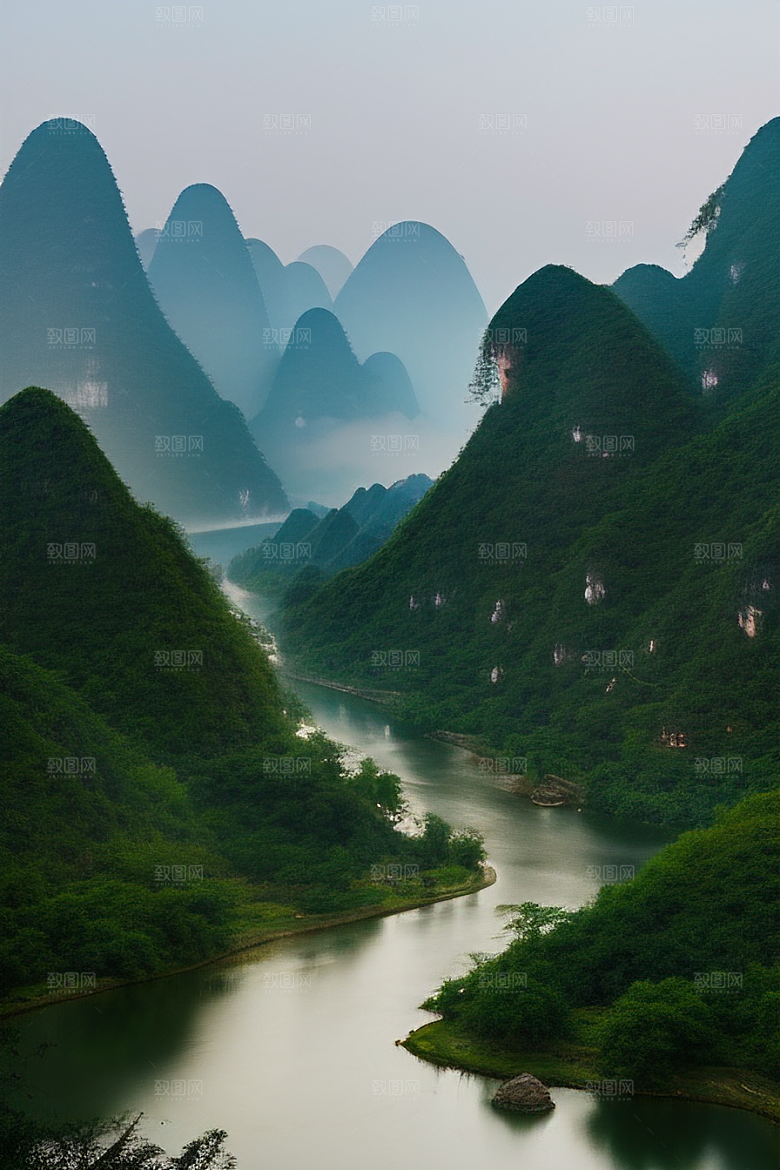 桂林山水甲天下的浪漫之地