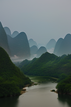 桂林山水甲天下的浪漫之地