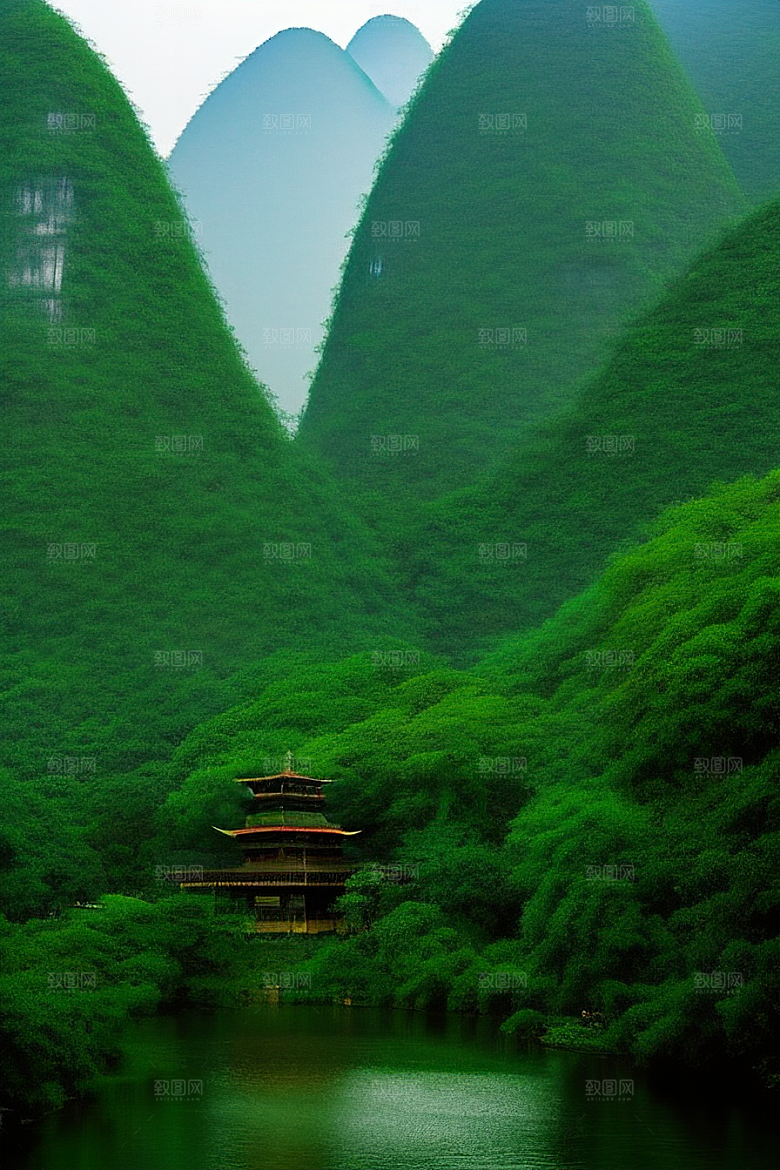桂林山水甲天下的浪漫之地