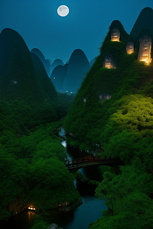 桂林山水甲天下的壮丽山川