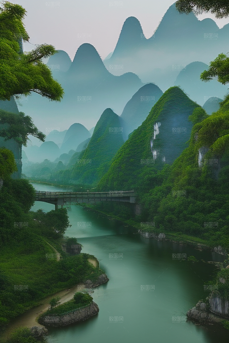 桂林山水甲天下的壮丽山川