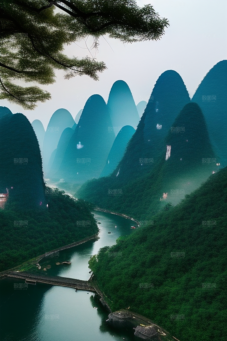 桂林山水甲天下的旅游胜地