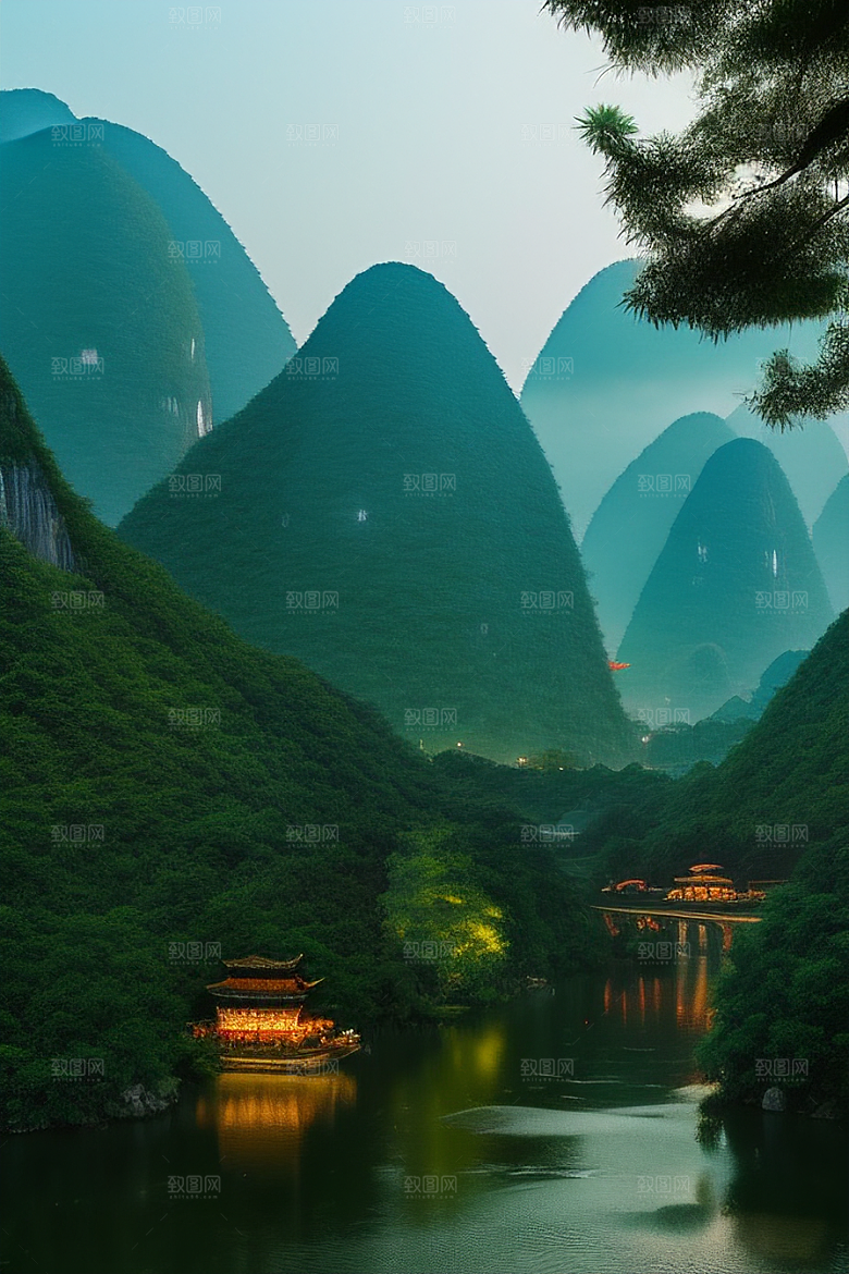 桂林山水甲天下的旅游胜地