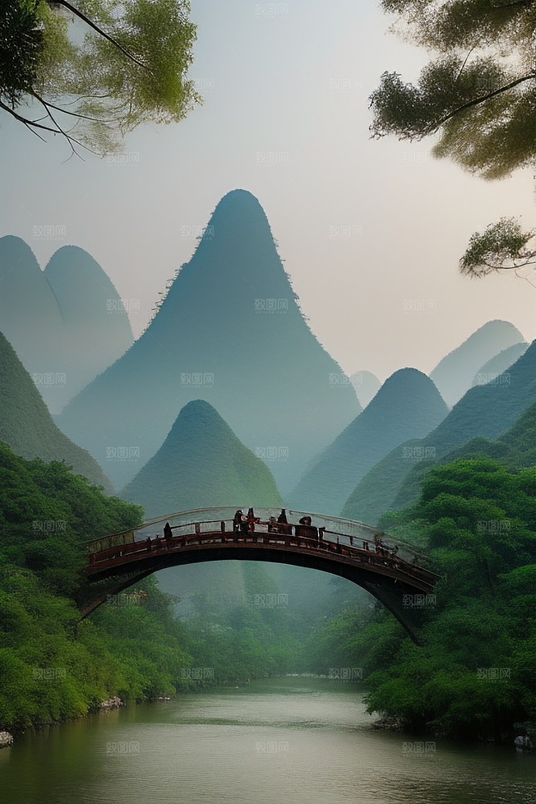桂林山水甲天下的旅游胜地