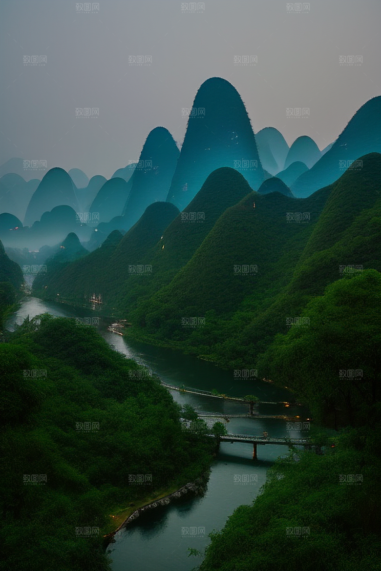 桂林山水甲天下的旅游胜地