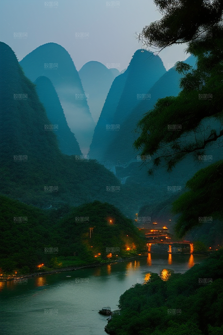 桂林山水甲天下的旅游胜地