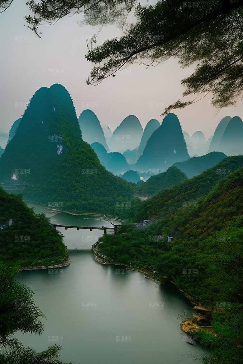 桂林山水甲天下的旅游胜地