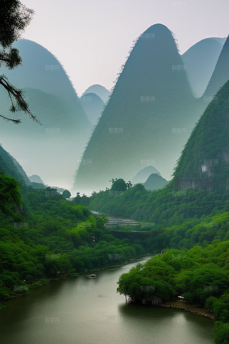 桂林山水甲天下的摄影圣地