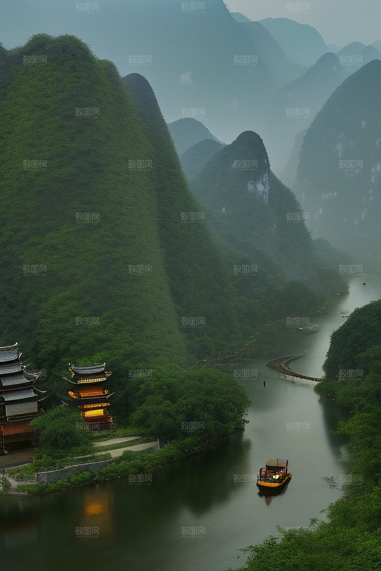 桂林山水甲天下的摄影圣地