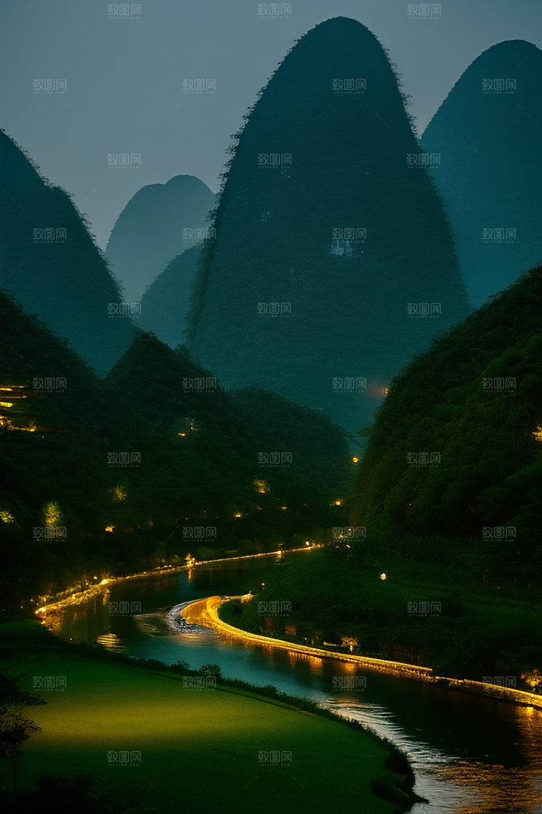 桂林山水甲天下的摄影圣地