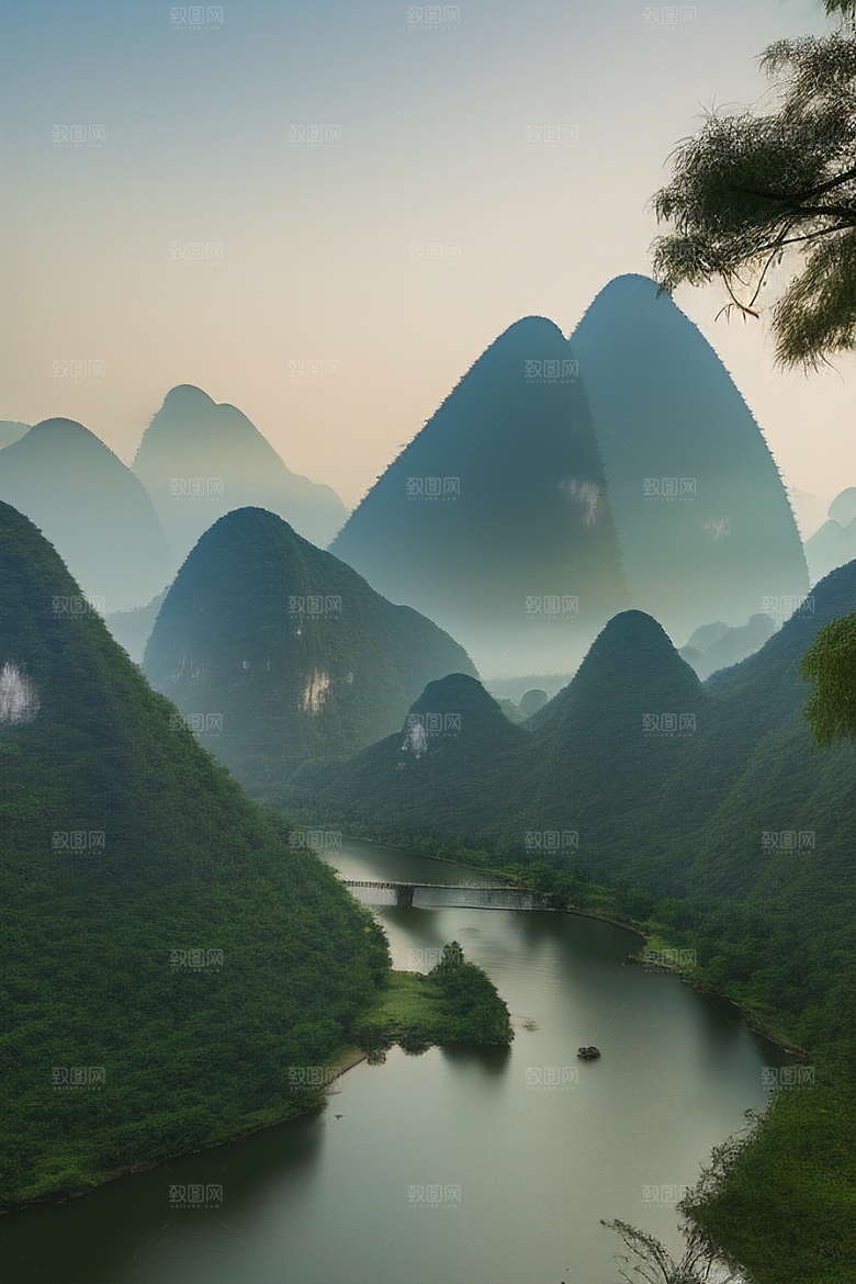 桂林山水甲天下的摄影圣地