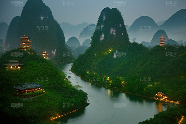 桂林山水甲天下的独特地貌