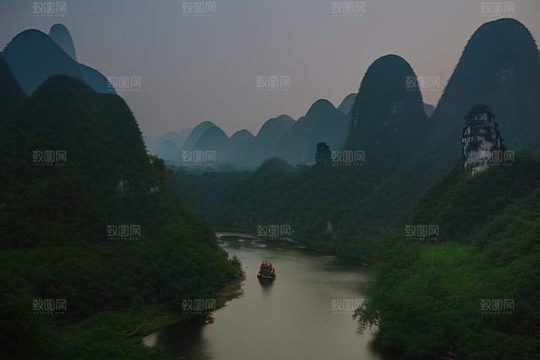桂林山水甲天下的独特地貌