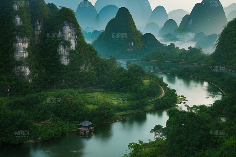 桂林山水甲天下的独特地貌