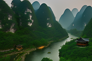 桂林山水甲天下的独特地貌