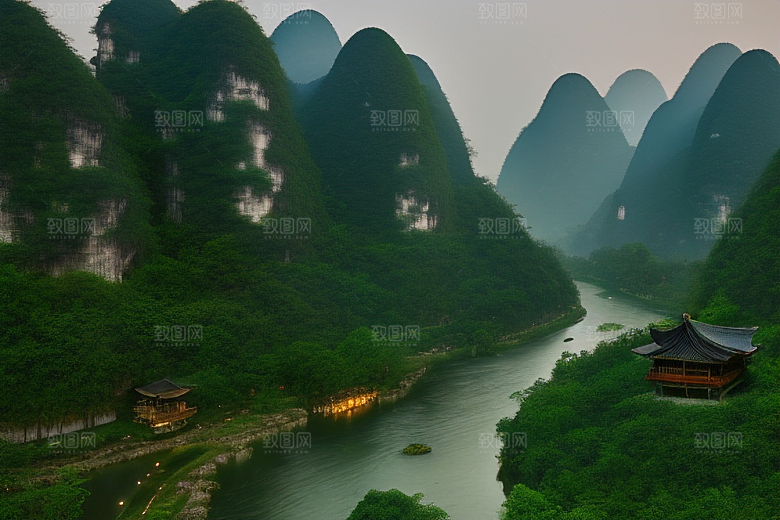 桂林山水甲天下的独特地貌