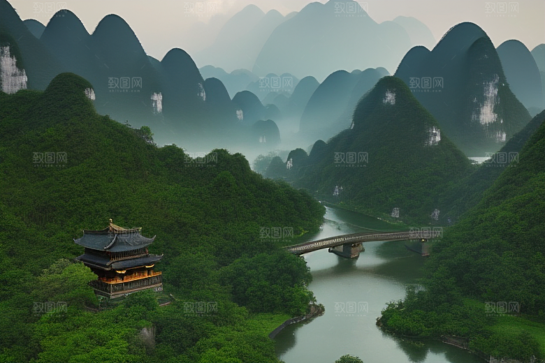 桂林山水甲天下的独特地貌