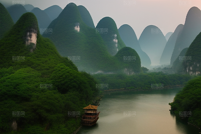 桂林山水甲天下的独特地貌