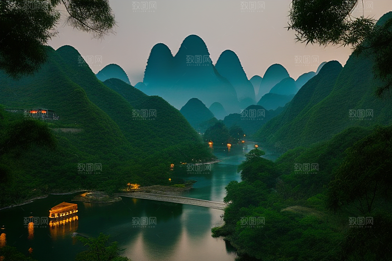 桂林山水甲天下的独特地貌