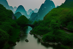 桂林山水甲天下的独特地貌