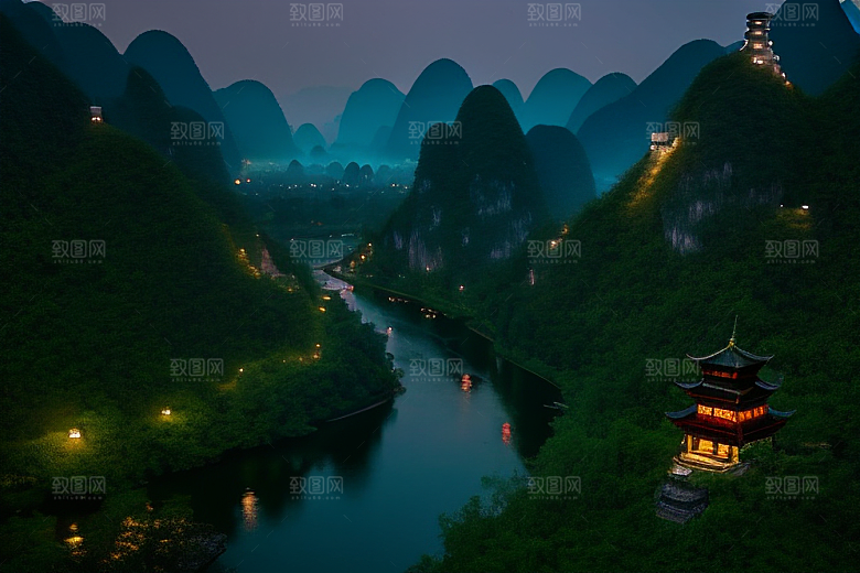 桂林山水甲天下的独特地貌
