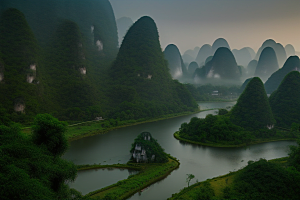桂林山水甲天下的独特地貌