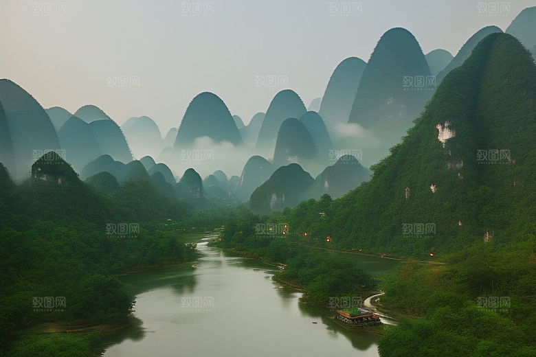 桂林山水甲天下的独特地貌