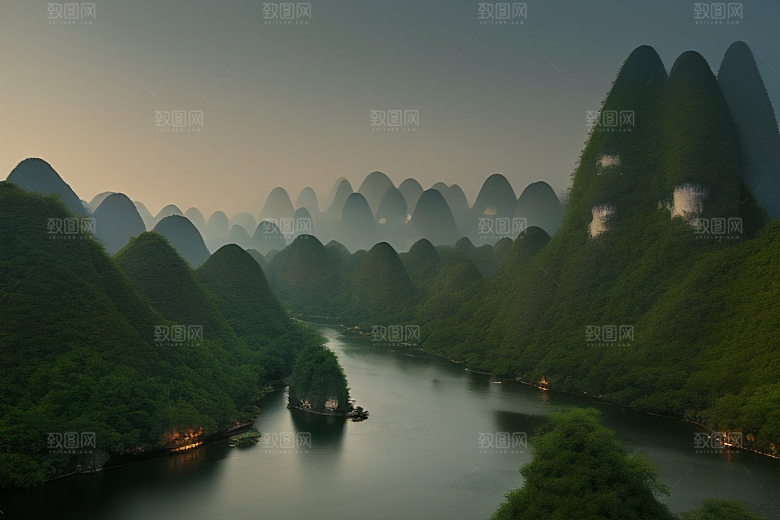 桂林山水甲天下的独特地貌