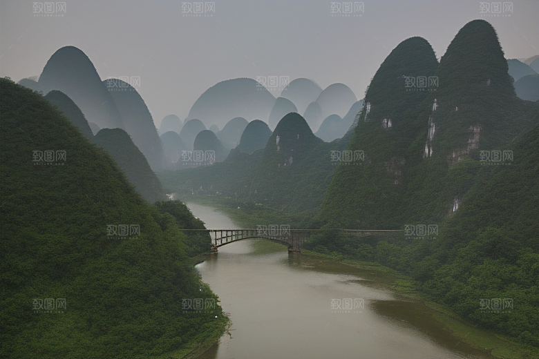 桂林山水甲天下的美丽风景