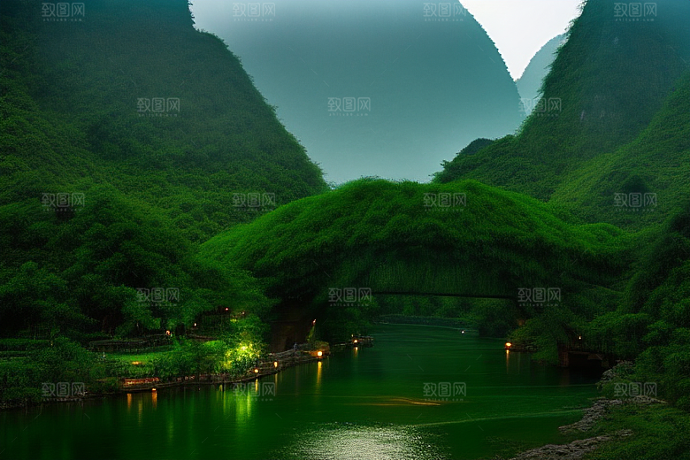 桂林山水甲天下的美丽风景