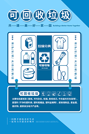 原创社区文明垃圾分类环保