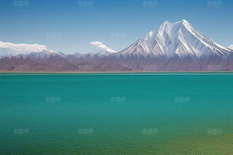 大美青海湖的湖畔风光