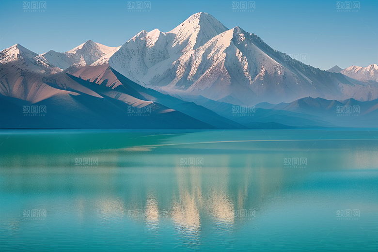 大美青海湖的湖水清澈