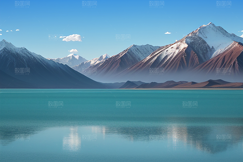 大美青海湖的湖水清澈