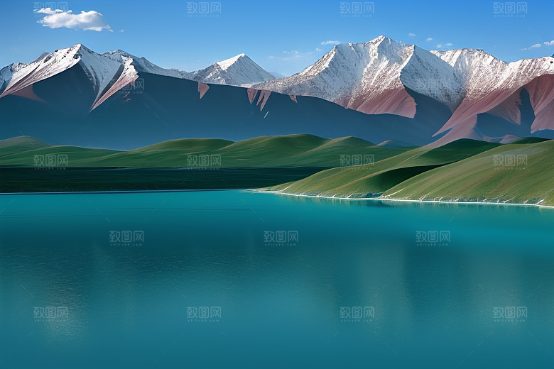 大美青海湖的壮丽景色