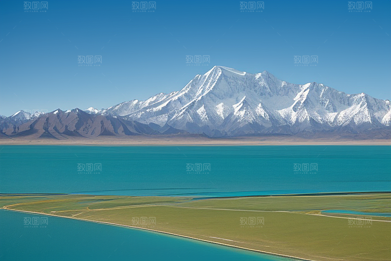 大美青海湖的壮丽景色