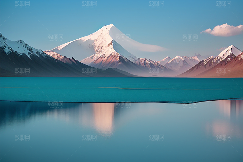 大美青海湖的湖水荡漾