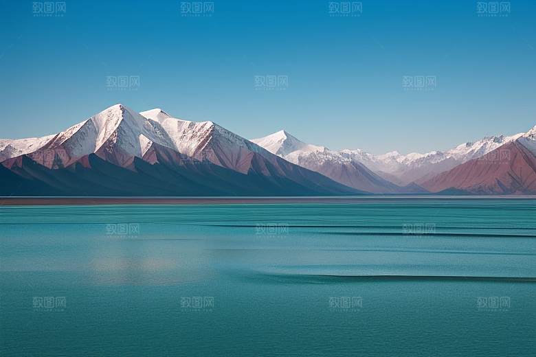 大美青海湖的湖水荡漾