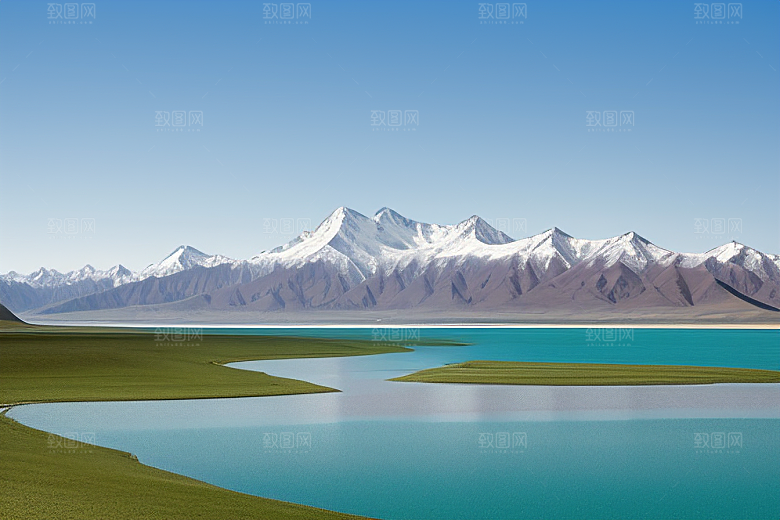 大美青海湖的湖水荡漾