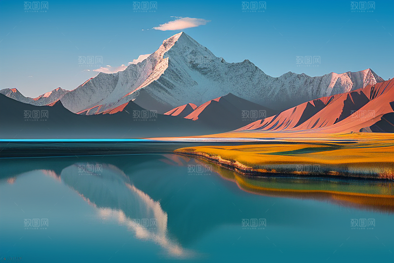 大美青海湖的湖水荡漾