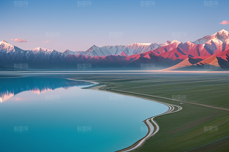 大美青海湖的湖中群岛