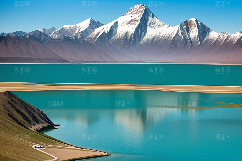 大美青海湖的湖中群岛