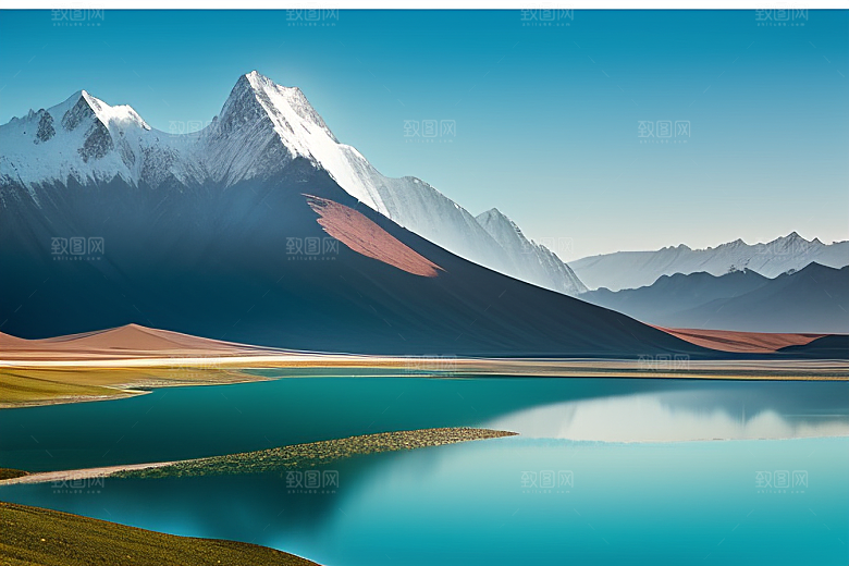 大美青海湖的湖中群岛