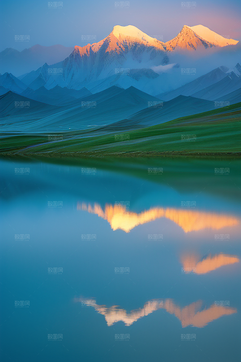 大美青海湖的壮丽日出
