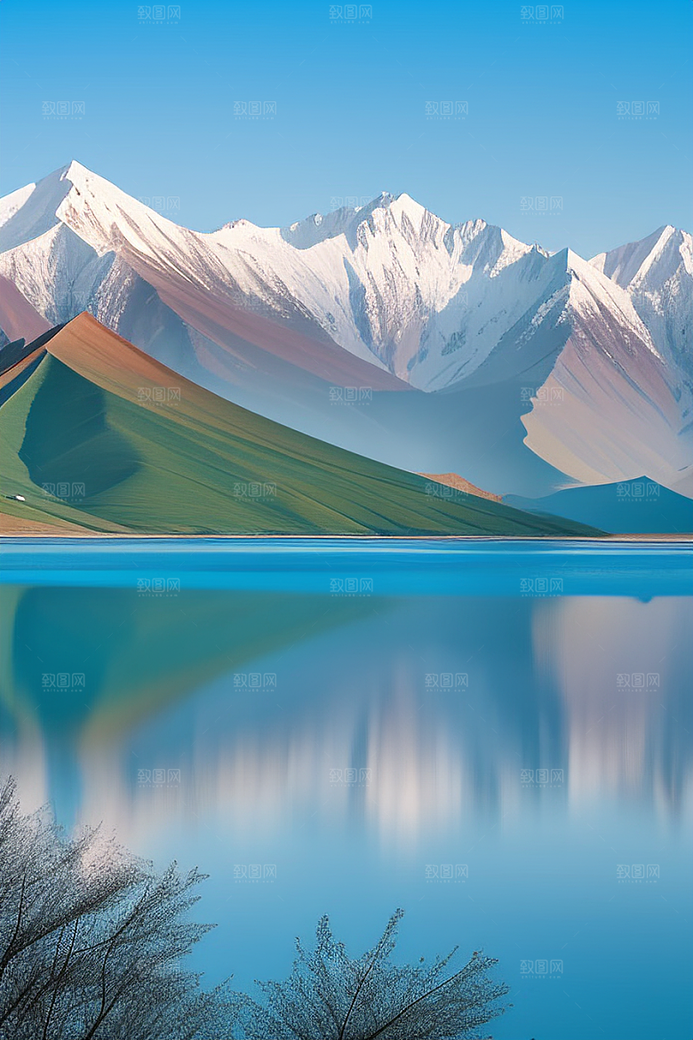 大美青海湖的湖光山色